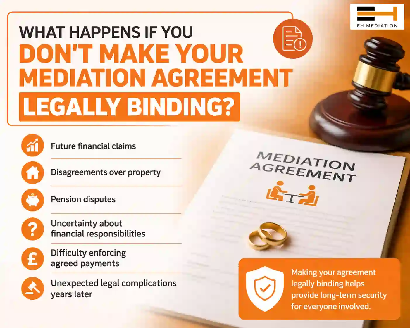 What Happens If You Don't Make Your Mediation Agreement Legally Binding Lincolnshire?